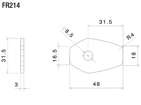 ADAPTATEURS CLIGNOTANTS 4 PIÈCES AVANT OU ARRIERE KAWASAKI-SUZUKI RIZOMA / RRFR214B