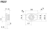 ADAPTATEURS CLIGNOTANTS 4 PIÈCES AVANT OU ARRIERE HONDA RIZOMA / RRFR237B