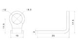 SUPPORTS CLIGNOTANTS RIZOMA LIGHT UNIT LED À COLLER / RRFR444B