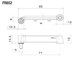 SUPPORTS CLIGNOTANTS AVANT RIZOMA LIGHT UNIT LED POUR PANIGALE V4 DUCATI / RRFR852B