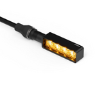 PAIRE DE CLIGNOTANTS LEDS SÉQUENTIELS RIZOMA LAYER 3 + FEUX DE POSITION + FEUX STOP HOMOLOGUÉS ANODISÉS NOIR / RRTS145B