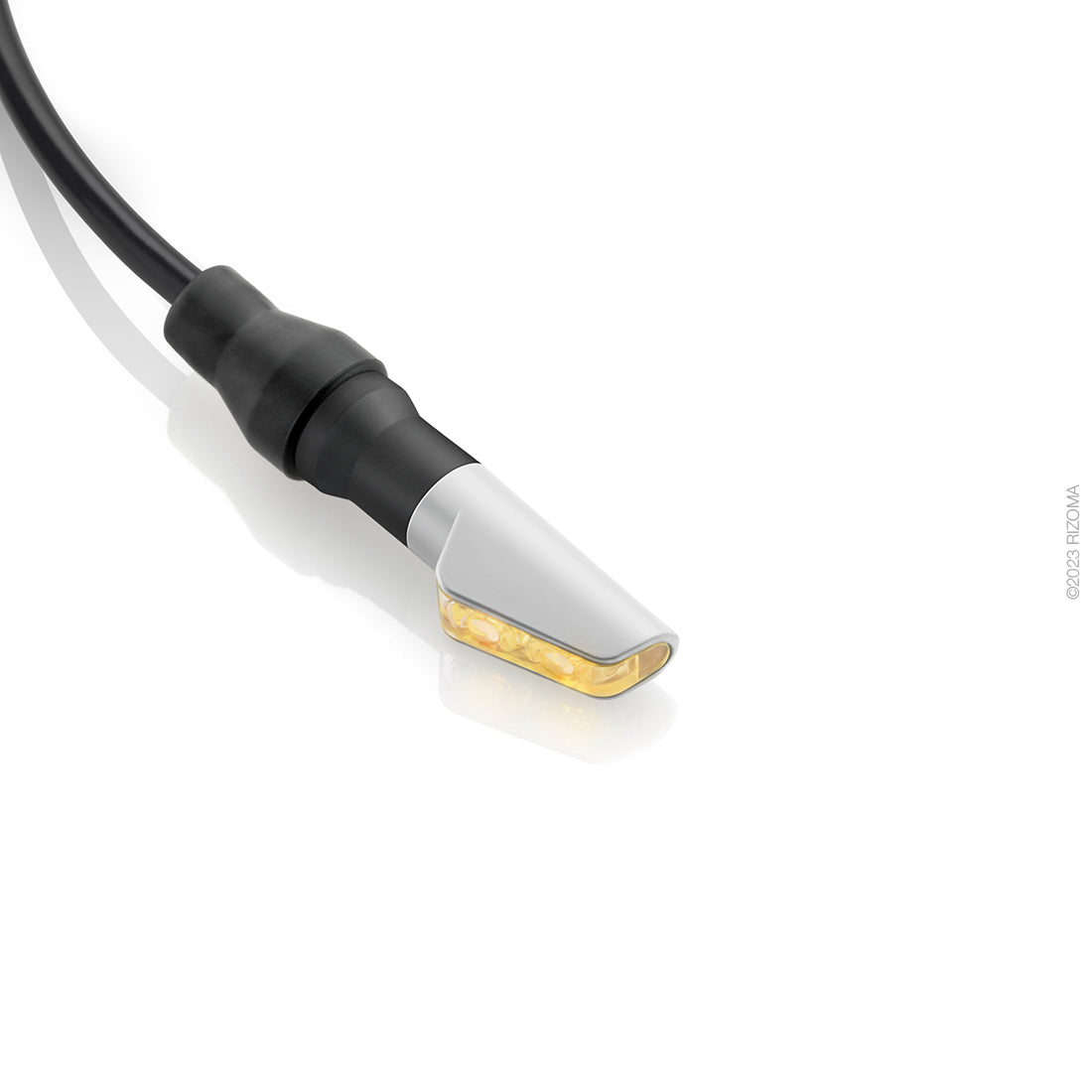 CLIGNOTANT RIZOMA LED LEGGERA HOMOLOGUÉ ANODISÉ GRIS ALU / RRFR120A