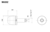 EMBOUTS DE GUIDON RIZOMA DISPONIBLES EN 5 COLORIS / RRMA302B RRMA302A RRMA302U RRMA302R RRMA302G