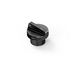 BOUCHON REMPLISSAGE D'HUILE RIZOMA EN ALUMINIUM NOIR M20X2,5 POUR DUCATI-HONDA-KAWASAKI-YAMAHA/ RRTP123B