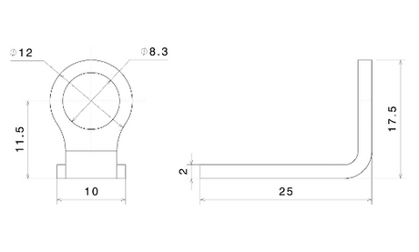 SUPPORTS CLIGNOTANTS RIZOMA LIGHT UNIT LED À COLLER / RRFR444B