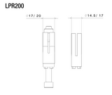 ADAPTATEUR PROGUARD SYSTEM RIZOMA DIAMETRE 14,5  A 20MM / RRLPR200B