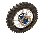 ROUE ARRIÈRE COMPLÈTE XX250 FANTIC 2022 À 2026 ET YZ250 YAMAHA 2020 À 2026 HANN WHEELS MOYEU ANODISÉ BLEU ET CERCLAGE EXCEL RENFORCÉ A60 ANODISÉ NOIR 19X2.15 X36 TROUS / RH156016/11/5/1/1