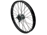 ROUE AVANT Ø19 GRANDE ROUE 85CC MOOSE RACING 19X1.40 POUR HUSQVARNA TC85-GASGAS MC85-KTM SX85 NOIR MOYEU GRIS TITANE / RMMF-14019-BKGY