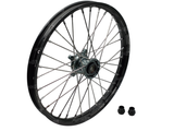 ROUE AVANT Ø19 GRANDE ROUE 85CC MOOSE RACING 19X1.40 POUR HUSQVARNA TC85-GASGAS MC85-KTM SX85 NOIR MOYEU GRIS TITANE / RMMF-14019-BKGY