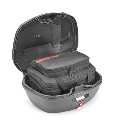 TOP CASE GIVI MONOLOCK 45LITRES AVEC PLATINE+DOSSERET+FILET+TAPIS INTERNE / B45+