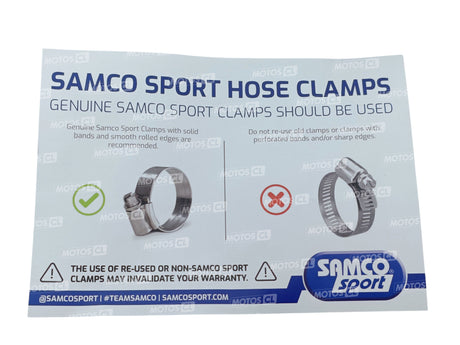 DURITES DE RADIATEUR SAMCO SPORT BLANC CRF250R 2022 À 2026-CRF250R WE 2025 À 2026-CRF250RX ENDURO 2022 À 2026 HONDA / RSHON-126WHITE