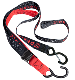 SANGLES TRANSPORT UP DESIGN NOIR-ROUGE / RU88SANGLENR