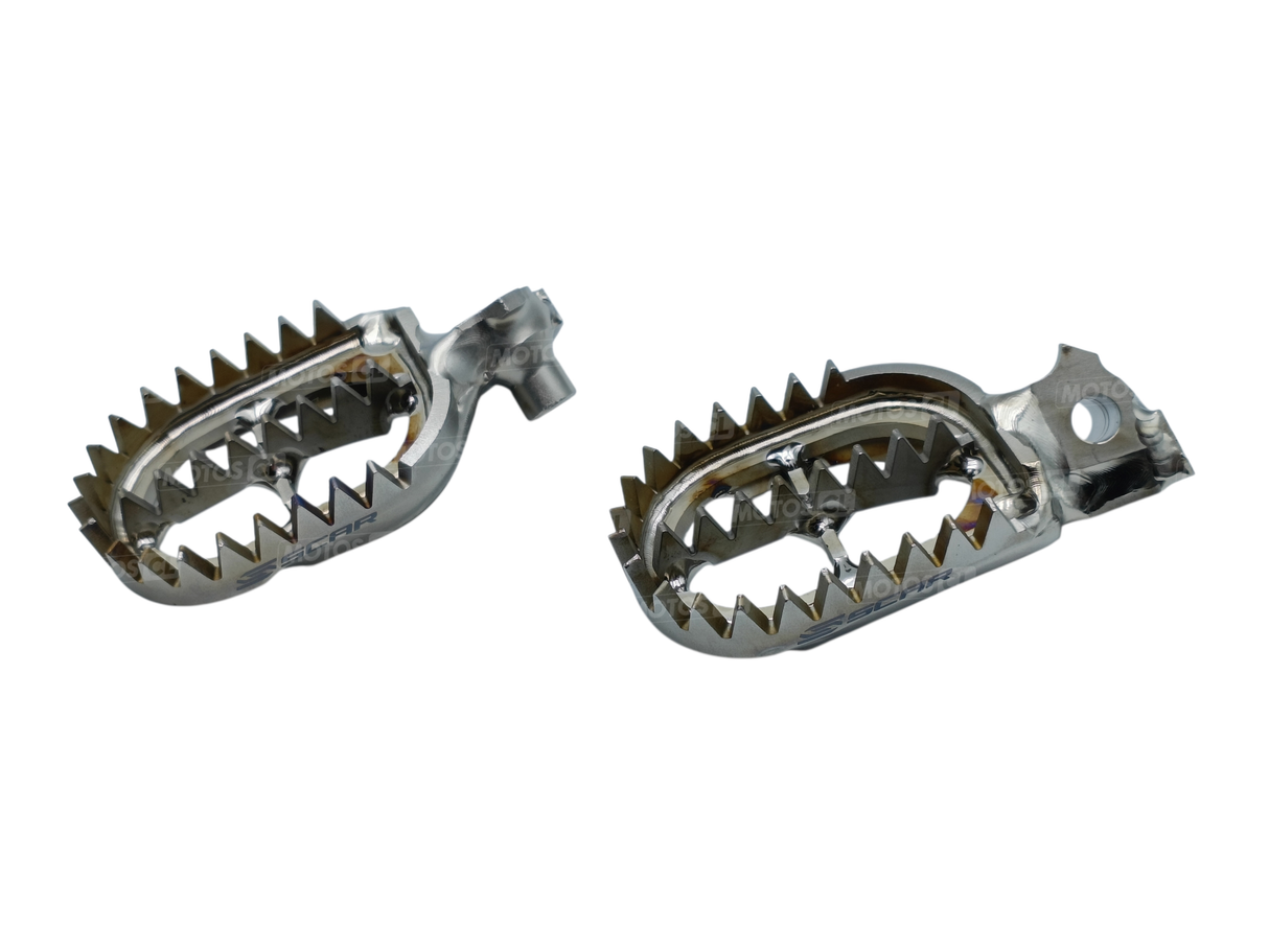 KIT AXES DE REPOSE-PIEDS SCAR FANTIC XX-XXF-XE-XEF ET YAMAHA YZ-YZF-WR / RSSFP100