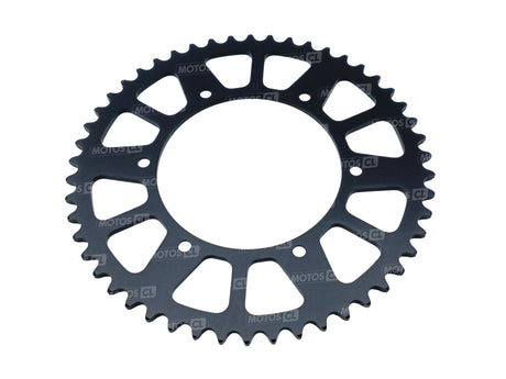 COURONNE SCAR ALUMINIUM ULTRA-LIGHT ANTI-BOUE SRS130 520 OFF ROAD 50 DENTS FANTIC-GASGAS-HONDA-RIEJU-YAMAHA / RSSRS130-50BK