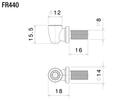 SUPPORTS CLIGNOTANTS RIZOMA LIGHT UNIT LED / RRFR440B