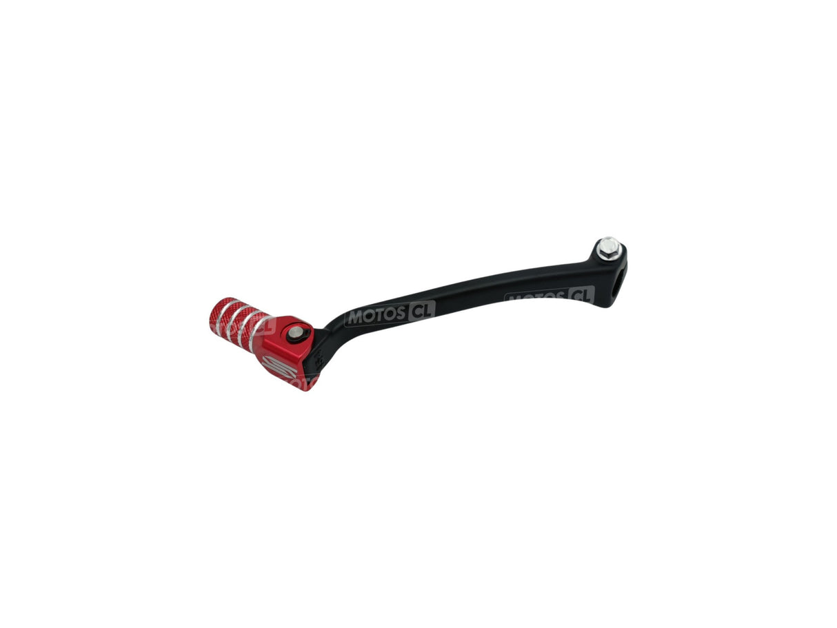 SELECTEUR DE VITESSE SCAR EN ALU ANODISÉ NOIR ET ROUGE CRF250R-CRF250RWE-CRF250RX-CRF450R-CRF450RWE-CRF450RX HONDA / RSGSL121