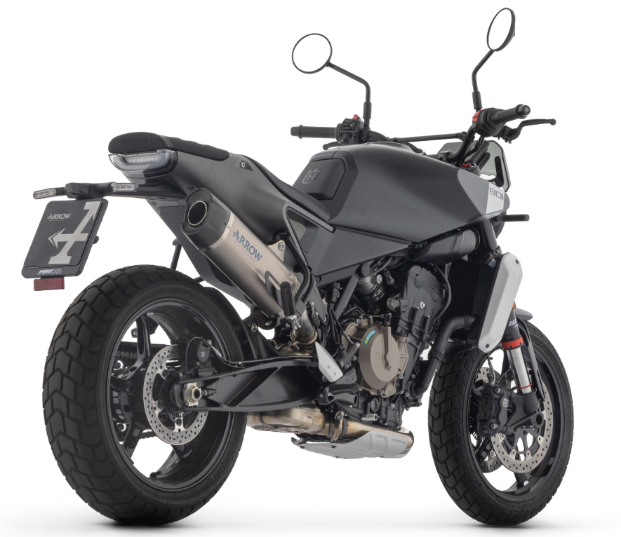 SILENCIEUX ARROW INDY RACE EVO ALU DARK EMBOUT CARBONE HOMOLOGUÉ SVARTPILEN 2024 À 2025 HUSQVARNA / RA71975AKN