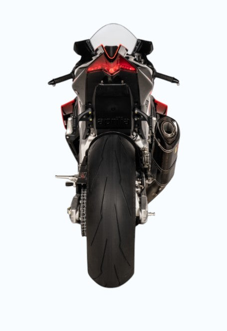 SILENCIEUX RSV4 1100 ET FACTORY-TUONO V4 1100RR ET FACTORY 2021 À 2024 APRILIA SLIP ON LINE CARBONE AKRAPOVIC NON HOMOLOGUÉ / RAS-A10SO13-RC