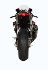 SILENCIEUX RSV4 1100 ET FACTORY-TUONO V4 1100RR ET FACTORY 2021 À 2024 APRILIA SLIP ON LINE CARBONE AKRAPOVIC NON HOMOLOGUÉ / RAS-A10SO13-RC