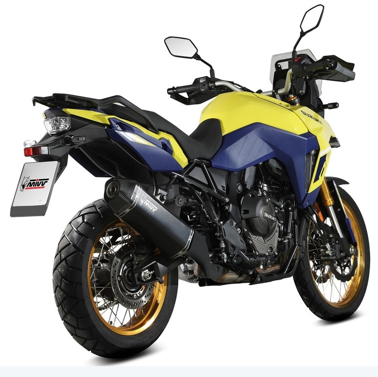 SILENCIEUX SPEED EDGE INOX NOIR HOMOLOGUÉ V-STROM 800DE 2023-2024