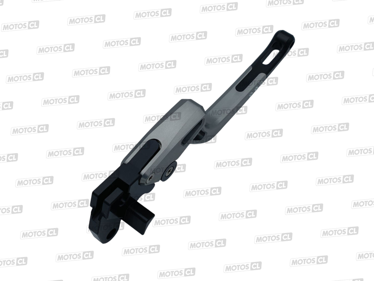 LEVIER D'EMBRAYAGE SYNTO EVO ABM (KH23) EN ALUMINIUM USINÉ CNC LONG GRIS TITANE RÉGLABLE HOMOLOGUÉ SUZUKI / RA100958-H19-V15
