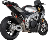 SILENCIEUX RSV4 1100 ET FACTORY-TUONO V4 1100RR ET FACTORY 2021 À 2024 APRILIA SLIP ON LINE CARBONE AKRAPOVIC NON HOMOLOGUÉ / RAS-A10SO13-RC