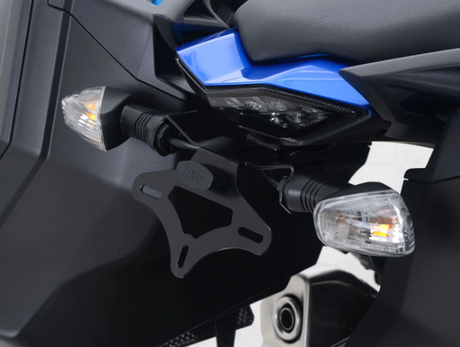 SUPPORT DE PLAQUE KAWASAKI Z1000SX 2014 À 2019 R&G RACING / RRLP0192BK