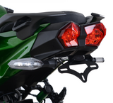 SUPPORT DE PLAQUE KAWASAKI NINJA H2 SX 1000 2018 À 2025 R&G RACING / RRLP0247BK