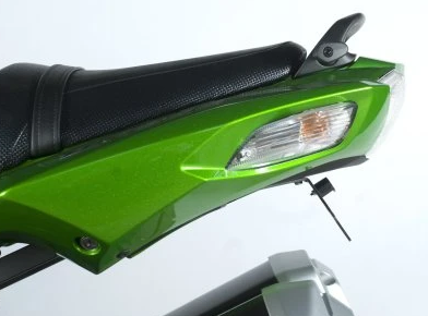 SUPPORT DE PLAQUE KAWASAKI ZZR1400 2006 À 2020 R&G RACING / RRLP0037BK