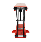 LÈVE MOTO PONT UNIVERSEL RÉGLABLE EN HAUTEUR DE 90MM À 500MM ET MAX 500KG / RET8704