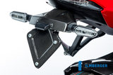 SUPPORT PLAQUE D'IMMATRICULATION CARBONE FINITION BRILLANT CBR1000RR-R ET CBR1000RR-R SP 2020 À 2024 HONDA ILMBERGER CARBON / RINHO017CBR2GK