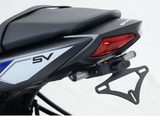 SUPPORT DE PLAQUE SUZUKI SV 650 2017 À 2025-SV650X 2018 À 2024 R&G RACING / RRLP0200BK