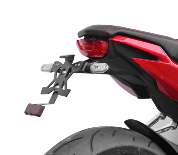 SUPPORT DE PLAQUE HONDA HORNET 1000 2025-CB650R 2021 À 2023-CBR650R 2021 À 2025-CB650R E-CLUTCH 2024 TOP BLOCK / RTSPEH50