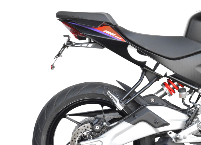 SUPPORT DE PLAQUE APRILIA RS457 2024 À 2025 TOP BLOCK / RTSPEA12