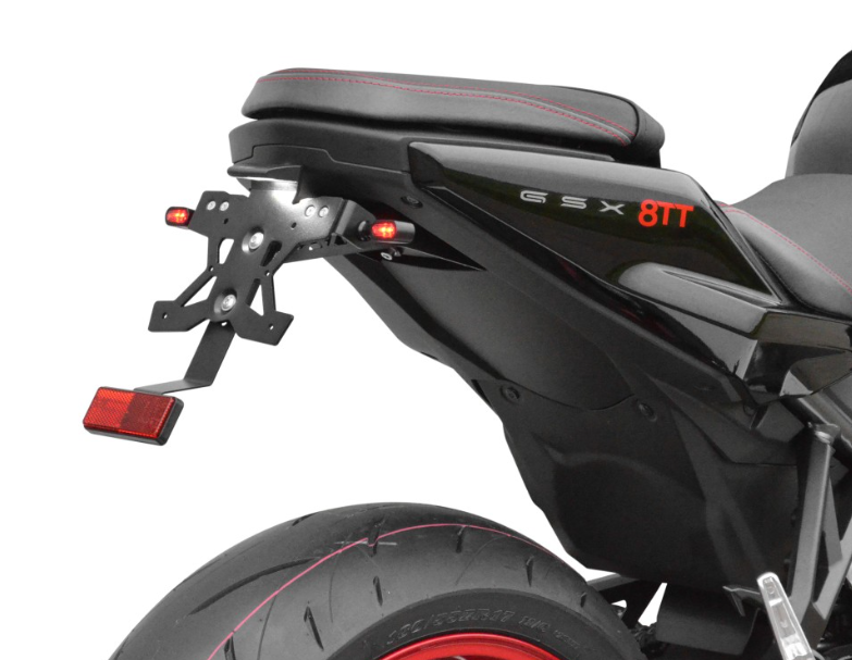 SUPPORT DE PLAQUE SUZUKI GSX-8T ET GSX-8TT 2026 TOP BLOCK / RTSPES49