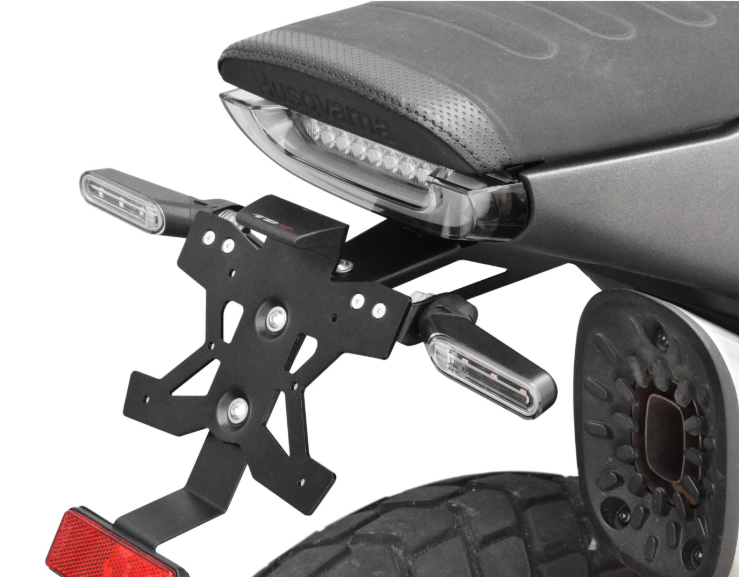 SUPPORT DE PLAQUE HUSQVARNA 801 VITPILEN/SVARTPILEN 2024 À 2025 TOP BLOCK / RTSPEHU07