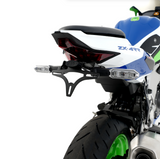 SUPPORT DE PLAQUE KAWASAKI ZX4R ZX4RR 2023 À 2025 R&G RACING / RRLP0371BK