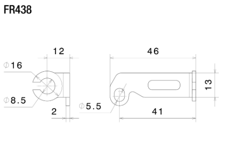 SUPPORTS CLIGNOTANTS AVANT RIZOMA LEGGERA POUR  PANIGALE V2 ET V4 / RRFR438B