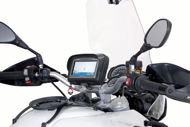 SUPPORT UNIVERSEL GIVI SMART MOUNT ALU POUR SACOCHE TELEPHONE OU GPS POUR MILIEU DE GUIDON / S901A