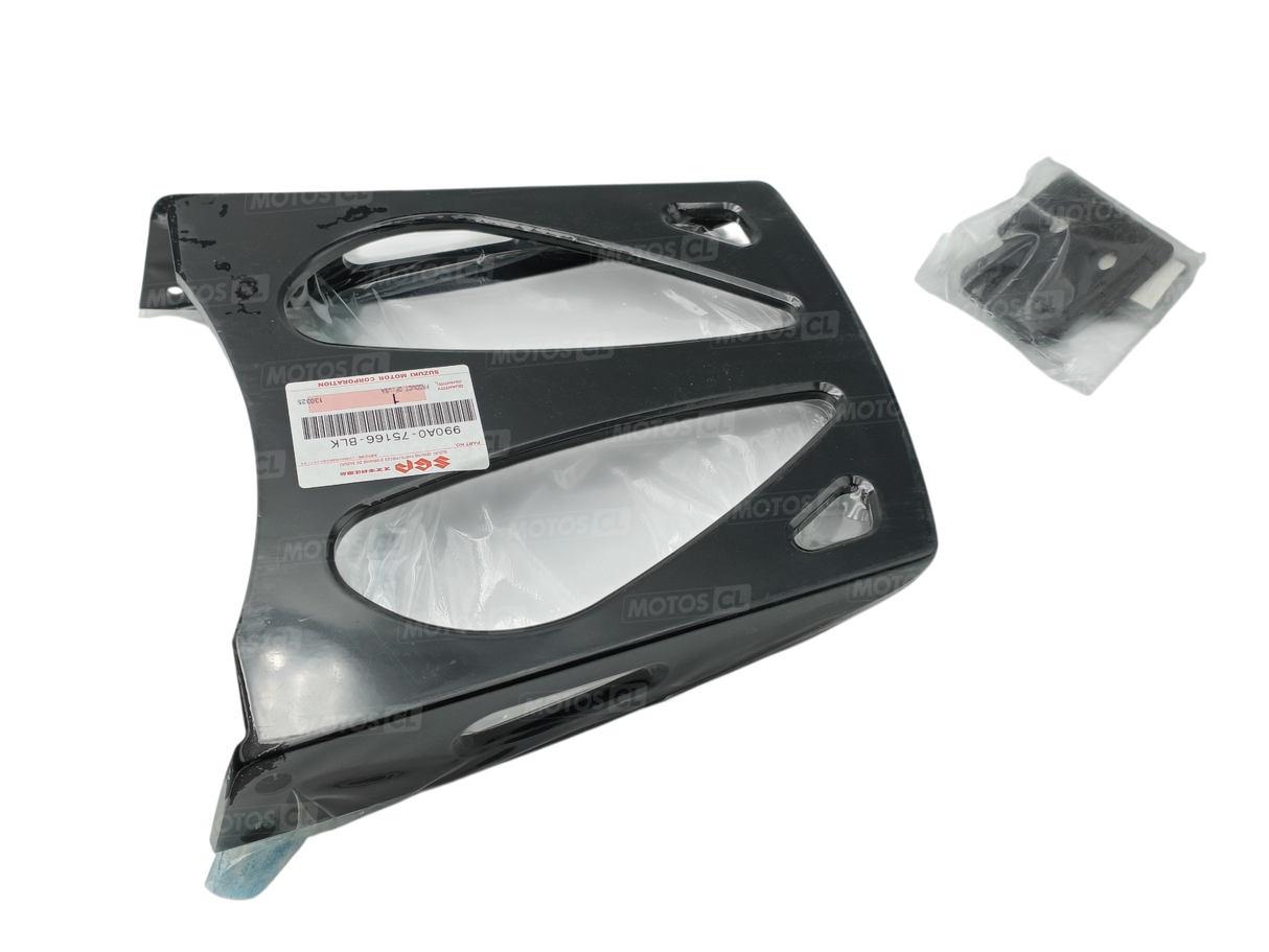 PORTE BAGAGE SEUL MONTE SUR SISSY BAR OEM SUZUKI POUR VL1500BT OU C1500T INTUDER 2013 À 2016 / 990A0-75166-BLK