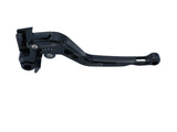LEVIER D'EMBRAYAGE SYNTO ABM (KH31) EN ALUMINIUM USINÉ CNC LONG NOIR RÉGLABLE HOMOLOGUÉ KAWASAKI / RA101030-H15-V12