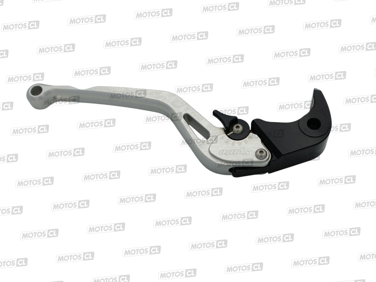 LEVIER DE FREIN SYNTO ABM (BH21) EN ALUMINIUM USINÉ CNC LONG ALU RÉGLABLE HOMOLOGUÉ MV-AGUSTA-SUZUKI-TRIUMPH / RA100996-H11-V15