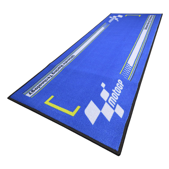 TAPIS ENVIRONNEMENTAL MOTO SÉRIES 4 (190X80CM) MOTO GP BLEU BIKETECH / REMGPMAT27