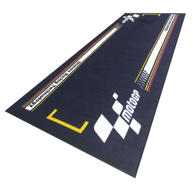 TAPIS ENVIRONNEMENTAL MOTO SÉRIES 4 (190X80CM) MOTO GP NOIR BIKETECH / REMGPMAT21