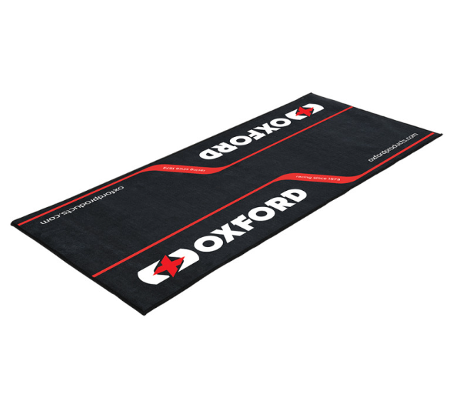 TAPIS ENVIRONNEMENTAL OXFORD RACING (240X103CM) NOIR-ROUGE / REOX662