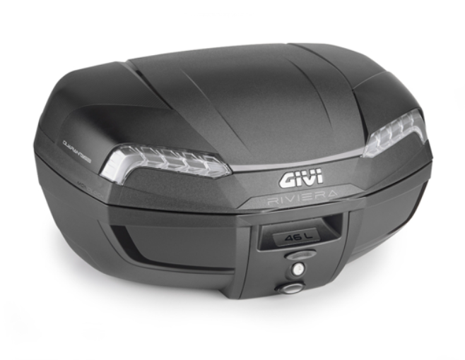 TOP CASE GIVI NOIR MONOLOCK E46 RIVIERA AVEC PLATINE / RGE46NT2