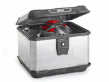TOP CASE GIVI ALPINA 44 LITRES EN ALUMINIUM NATUREL AVEC SYSTÈME DE FERMETURE CRABLOCK ET PLATINE UNIVERSELLE MONOLOCK / RGALP44A