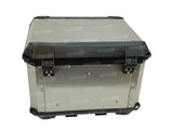 TOP CASE GIVI ALPINA 44 LITRES EN ALUMINIUM NATUREL AVEC SYSTÈME DE FERMETURE CRABLOCK ET PLATINE UNIVERSELLE MONOLOCK / RGALP44A