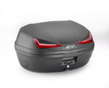 TOP CASE GIVI E455N SIMPLY IV MONOLOCK 45LITRES AVEC PLATINE / E455N