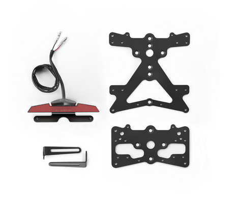 SUPPORT DE PLAQUE YAMAHA TRACER 9 2021 À 2025-TRACER 9 GT 2021 À 2024-TRACER 9GT+ 2023 À 2024 HOMOLOGUÉ RIZOMA / RRPT234B